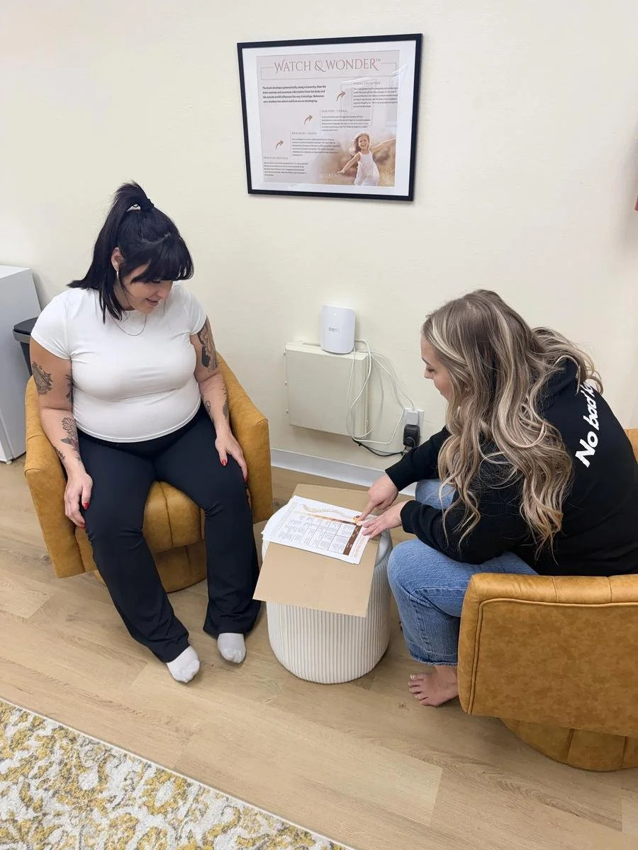 Dr. Jennifer Gordon reviewing a care plan with a patient